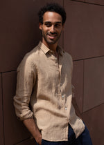 CHEMISE LIN BEIGE