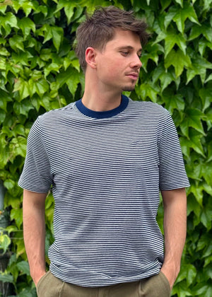 T-SHIRT COTON RAYÉ