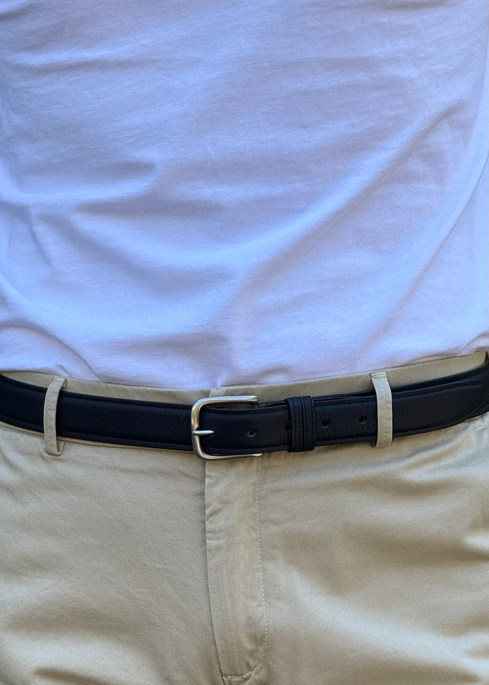 CEINTURE CUIR NOIR