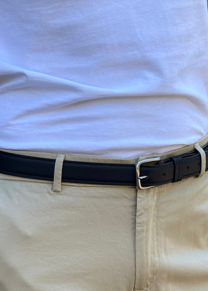 CEINTURE CUIR NOIR