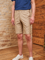 SHORT COTON BEIGE