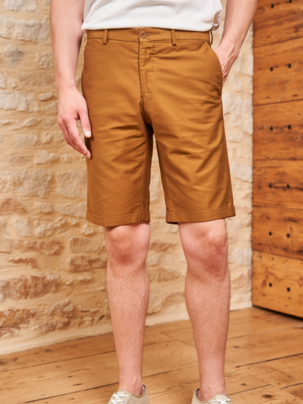 SHORT COTON OCRE
