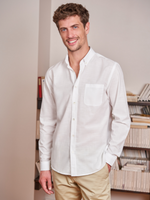 CHEMISE COTON LÉGER BLANC