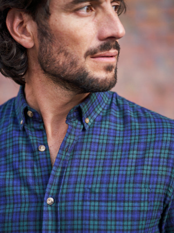 CHEMISE COTON CHAUD CARREAUX