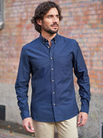 CHEMISE COTON MARINE