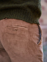 PANTALON VELOURS CÔTELÉ BEIGE