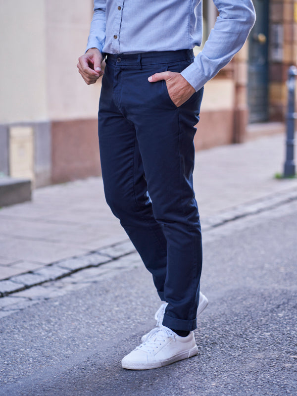 CHINO COTON MARINE