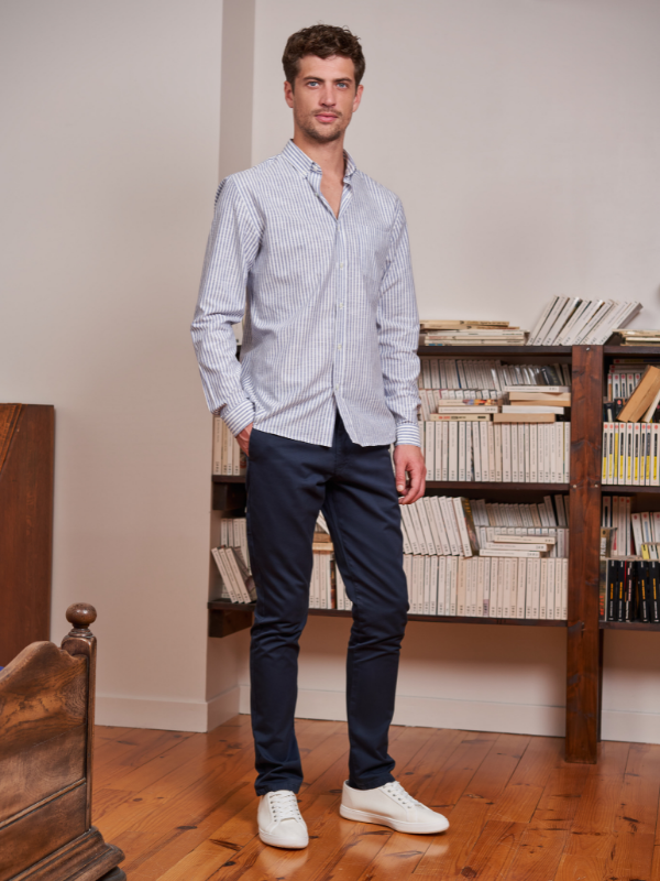 CHEMISE COTON LÉGER RAYÉE