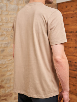 T-SHIRT COTON BEIGE